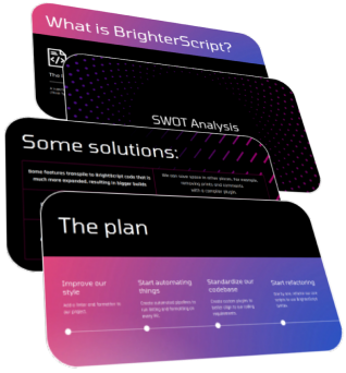 brighterscript slideshow